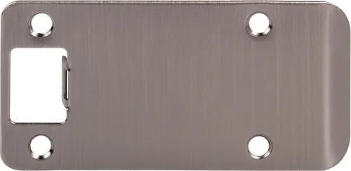 Vista 13 de Placa de impacto de esquina redonda con reborde extendido, 2-1/4" x 1-1/2", (2" de longitud total), latón antiguo de Stone Harbor Hardware