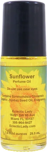 Vista 6 de Aceite de perfume de girasol, fragancia portátil enrollable de 0.3 onzas, uso diario