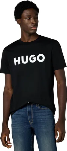 Vista 13 de Hugo Men's Print Logo Short Sleeve T-Shirt Blanco