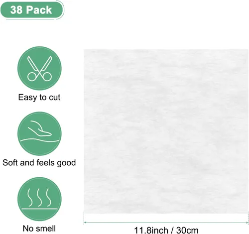 Vista 3 de M METERXITY Papel de flores de algodón coreano de 38 hojas, papel de algodón impermeable de 11.8 pulgadas para bouquets/embalaje de regalo [blanco]