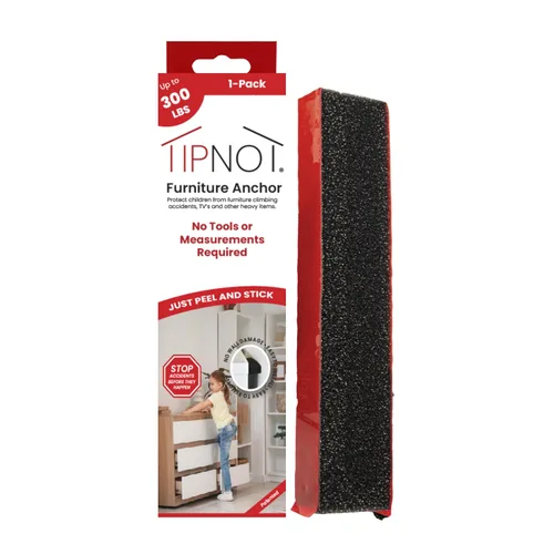 Vista 5 de Anclaje de TV, Sin Taladro, Anti-Volcado, Correas de Seguridad Adhesivas para TV - Solo Despega y Pega para Hacer tu Hogar a Prueba de Niños
