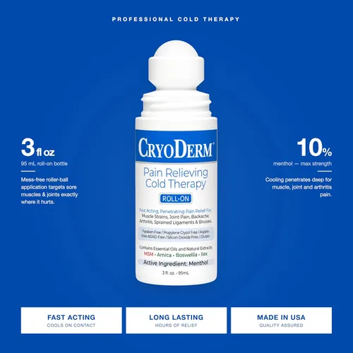Vista 2 de Cryoderm Roll-On en frío 3oz