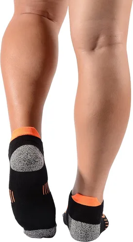 Vista 7 de Men's Padded Anti Sweat Stink Resist Blister Proof Low Cut Compression Running Socks