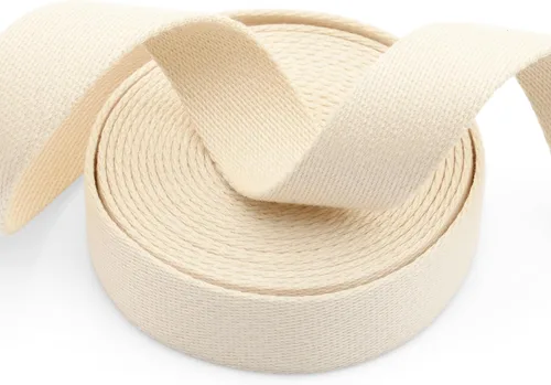 Vista 2 de CRAFTMEMORE Correa de algodón pesado, correas para artes y manualidades, correa de lujo para bolsa de alta densidad