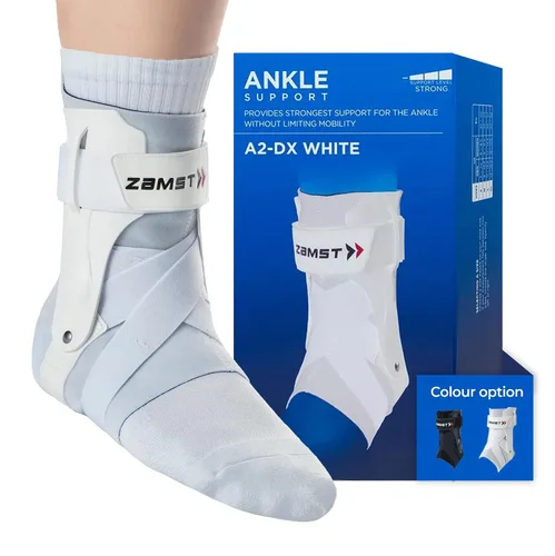 Vista 8 de Zamst A2-DX Tobillera Negra para Deportes - Soporte Deportivo Transpirable para Tobillo para Hombres y Mujeres con Estabilizadores de Protección
