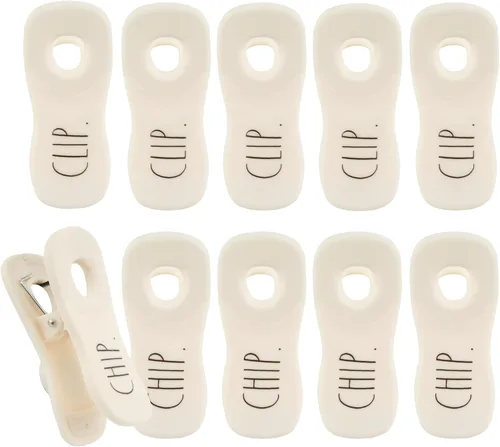 Vista 10 de Rae Dunn Clips para Bolsas con Imán - Clips para Alimentos, Clips para Chips, Clips para Bolsas para Almacenamiento de Alimentos con Sello Hermético