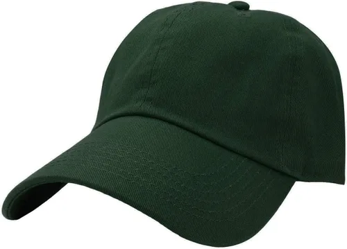 Vista 13 de Gorra de béisbol clásica Falari, sombrero de papá 100% algodón suave, talla ajustable Aguamarina