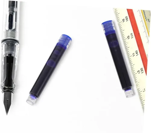 Vista 4 de 200pcs Portable Fountain Pen Ink Refills for Students and Writers