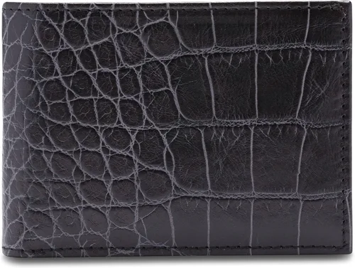 Vista 6 de Bosca Vinatge Croco - Cartera pequeña plegable CrocoMarrón Oscuro Vinatge Croco - Cartera plegable pequeña