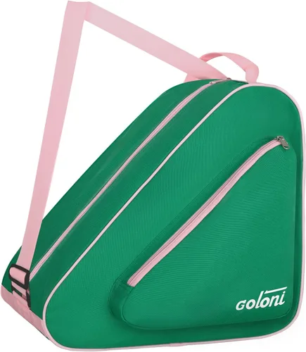 Vista 12 de Goloni Bolsa de patinaje para patines de hielo, patines en línea, patines y cuádruples, bolsa de equipo de patinaje unisex para adultos
