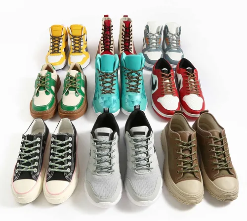 Vista 6 de VSUDO Cordones redondos para botas de senderismo, cordones de 532 pulgadas para zapatos de trabajo al aire libre, cordones gruesos para escalada
