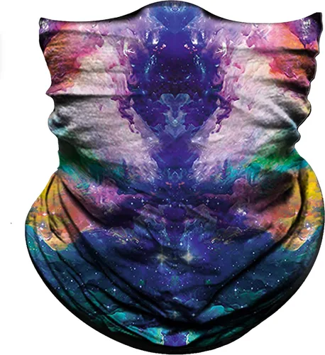 Vista 34 de Obacle Bandana sin costuras, máscara facial rave, para mujeres y hombres, para protección contra el polvo, el viento y el sol