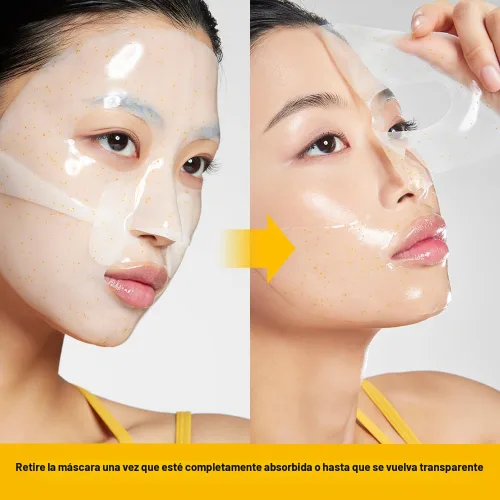 Vista 7 de Primera PRMR Suero Gel Vitatinol Mascarillas de fusión nocturna, para la síntesis de colágeno con vitamina C y retinol, tensado inmediato