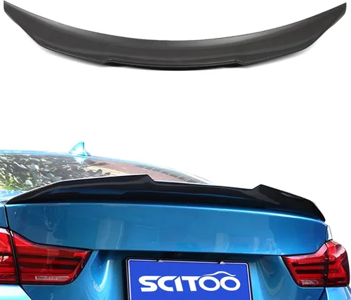 Vista 24 de SCITOO Spoiler Wing GT Style Universal 52" ABS Brillante Carbono Aspecto Trasero Alerón Alerón