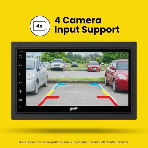 Vista 5 de Stinger - Radio inalámbrica Apple CarPlay de 6.8" para Jeep Wrangler JK