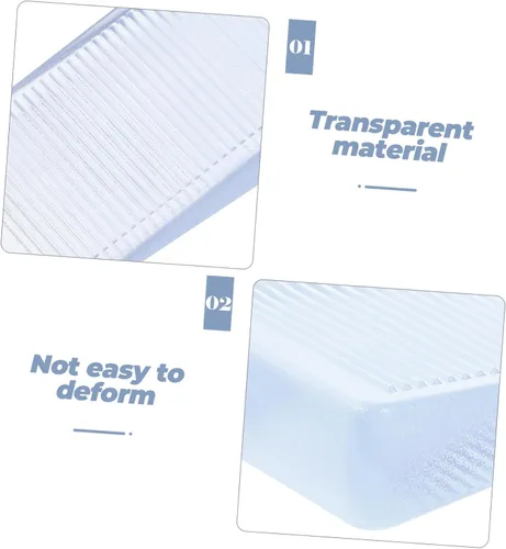 Vista 8 de DOITOOL 8 piezas de tapete para muebles, almohadilla de elevación de mesa, bloque de tope de puerta, cuñas de inodoro, no rayones, para nivelar