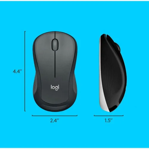 Vista 7 de Logitech MK540 Juego de teclado y mouse inalámbricos avanzados de 2,4 GHz, negro (920-008671)
