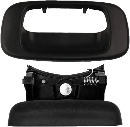Vista 2 de Perfit Liner Puerta trasera con borde bisel, manija negra para Silverado