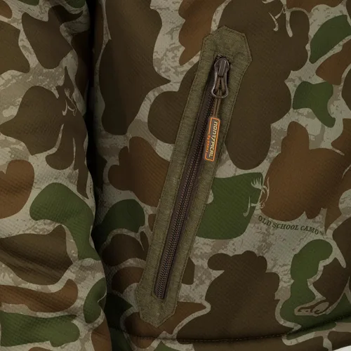 Vista 8 de Drake Silencer - Chaqueta de poliéster con cremallera completa para hombre