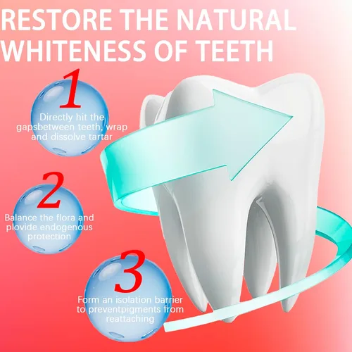 Vista 4 de SP-6 Pasta de dientes blanqueadora probiótica, pasta dental blanqueadora sp6, fórmula mejorada con 6 probióticos para blanquear los dientes