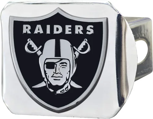 Vista 10 de FANMATS NFL Unisex-Adult Chrome & Chrome Logo Negro