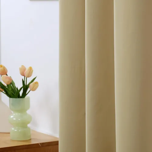 Vista 4 de INLINAS Cortinas opacas para dormitorio, aislamiento térmico, reducción de ruido, ahorro de energía, juego de 2 paneles de 52 pulgadas de ancho x 84