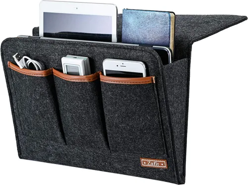 Vista 11 de Zafit Organizador de mesita de noche, organizador de almacenamiento de mesita de noche, organizador de mesita de noche, organizador para revistas