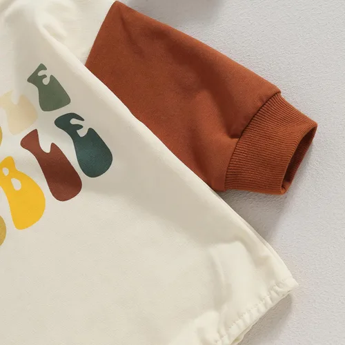 Vista 3 de FYBITBO Ropa de Halloween para bebé niña y niño, sudadera de manga larga, traje de otoño e invierno