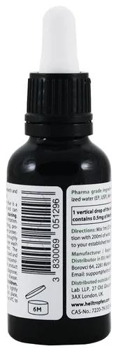 Vista 7 de Solución azul de metileno al 1% de 1 onza líquida - 1.0 fl oz Pureza ultra alta Ingredientes de grado farmacéutico USP - Probado por terceros