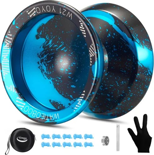 Vista 7 de Yoyo R8 Responsive Yoyo para principiantes, Yoyos profesionales no responsivos para adultos Pro Yoyos de trucos de metal con kit de rodamientos Yo