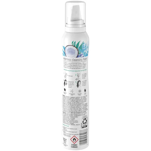 Vista 2 de Batiste - Espuma limpiadora sin agua + brillo con leche de coco, 3.6 onzas