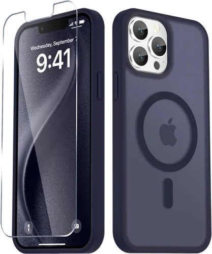 Vista 1235 de Funda para Google Pixel 10 Pro XL, cubierta magnética mate, color negro Fit for MagSafe, Screen Protector included, Shockproof Military Grade