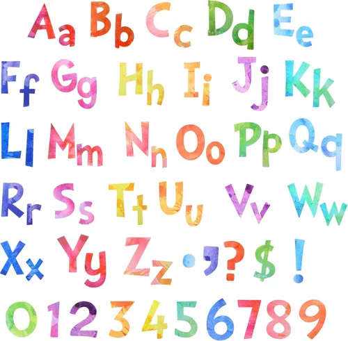 Vista 8 de Tenare Juego de 134 letras para tablón de anuncios de 5 pulgadas, letras del alfabeto, números y letras para tablero de anuncios, decoración