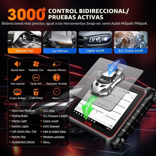 Vista 6 de Autel MaxiCOM MK906BT Herramienta de análisis de diagnóstico [+ $50 Valor MV108], 2021 Escáner automotriz más nuevo, codificación ECU, diagnóstico