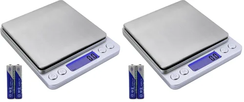 Vista 8 de Báscula de gramos, capacidad de 105.82 oz de precisión, 0.00 oz, mini báscula de alimentos, peso digital, gramos y onzas, cocina pequeña de alta
