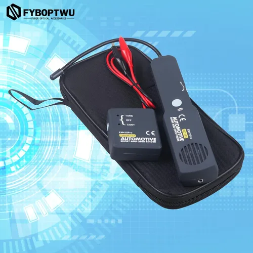 Vista 9 de Rastreador de cables de circuito de cables Probador de circuitos abiertos y cortos eléctricos automotrices con generador de tonos, rastreador