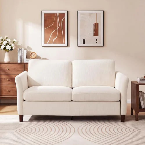 Vista 18 de Valthie - Sofá seccional convertible, sofá de terciopelo en forma de L con chaise reversible y almacenamiento, sofá de 3 plazas con bolsillo lateral