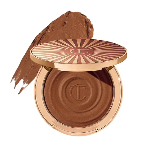 Vista 10 de Charlotte Tilbury Beautiful Skin Face Makeup & Body Cream Bronzer - Hydrating Hyaluronic Acid & Pro Vitamin D3 to Blur for a Sun-Kissed Glow - Up to