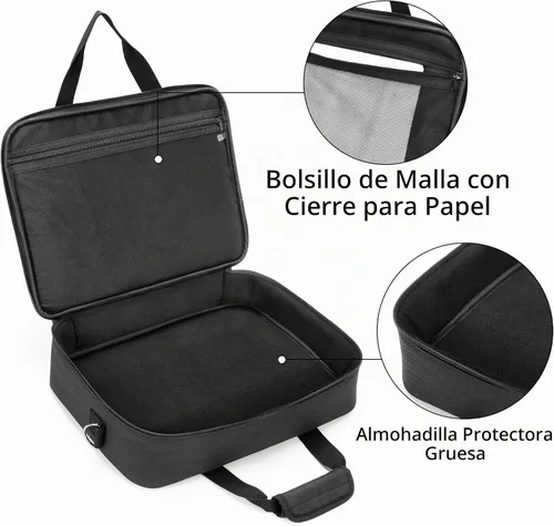 Vista 3 de samdew Bolsa de almacenamiento para impresora móvil compatible con HP Tango/Tango X, HP Officejet 250/200, funda de transporte para impresora