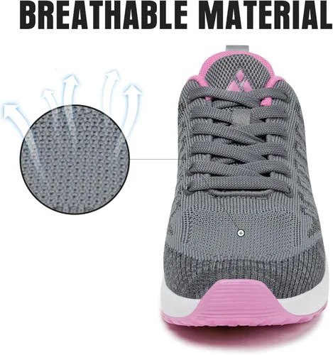 Vista 3 de Mishansha Women's Walking Shoes Lightweight Air Cushion Running Jogging Sneakers