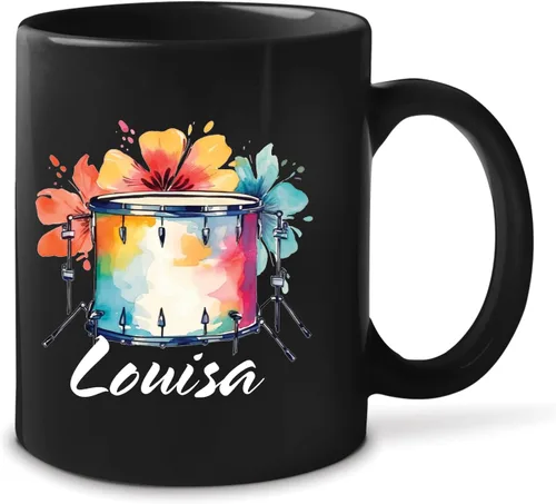 Vista 9 de Taza de instrumentos personalizada 2023, amante del violín, taza de violín personalizada con nombre, regalo para violinista, taza de violín