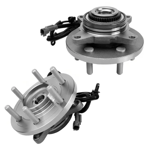 Vista 38 de Detroit Axle - Par de cojinetes de rueda delantera/trasera para Ford Edge 11-14, 09-19 Flex, 13-19 Police Interceptor Sedan, 14-18 Police Sedan