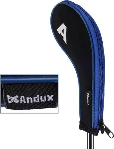 Vista 3 de Andux 12 unids/set Golf Iron Club Head Covers Número impresión cuello largo con cremallera with Zipper Closure Number Print Coloured Piping