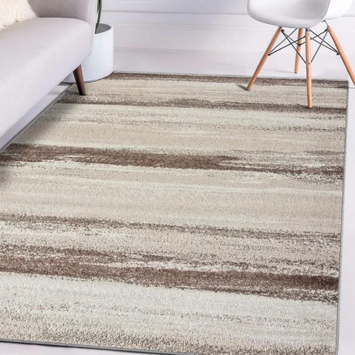 Vista 14 de LUXE WEAVERS Alfombra Alfombra de Área Moderna Resistente a las Manchas, Marrón/Tamaño 2x3