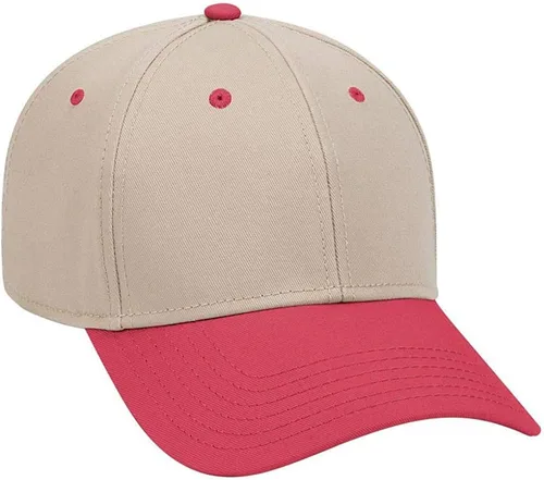 Vista 34 de Ashen Fane Gorra de béisbol básica de sarga de algodón superior de perfil bajo estructurado de 6 paneles