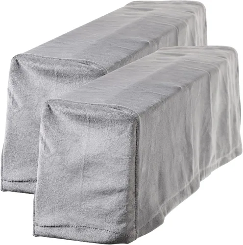 Vista 10 de BESPORTBLE 2 fundas de tela elástica para reposabrazos de sofá, fundas para reposabrazos de sillón, antimanchas, lavable, protector de muebles Beige