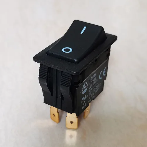 Vista 9 de 1 pieza KEDU HY60E Interruptor de botón pulsador ON-Off Interruptor basculante 20A 125V 16(8) A 250V E195428 Negro