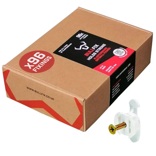 Vista 12 de Bullfix - Kit de anclajes y tornillos para paneles de yeso, soporta 255 libras, paquete de 6 Heavy Duty Drywall Anchors for Shallow Hollow Cavity
