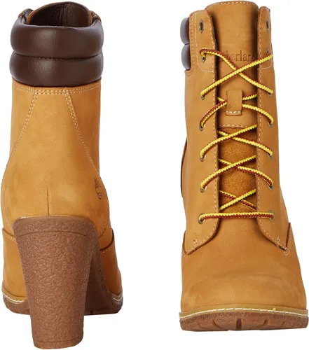 Vista 2 de Timberland Botas de tobillo con cordones para mujer, Trigo gamuzado, 6