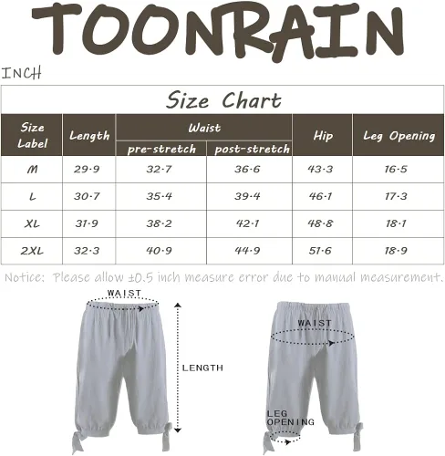 Vista 5 de TOONRAIN Pantalones piratas medievales renacentistas para hombre, pantalones retro, pantalones vikingos, de lino, disfraz de Halloween